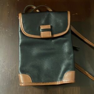 Vintage (?) Lillian Vernon Leather Crossbody Purse / Wallet